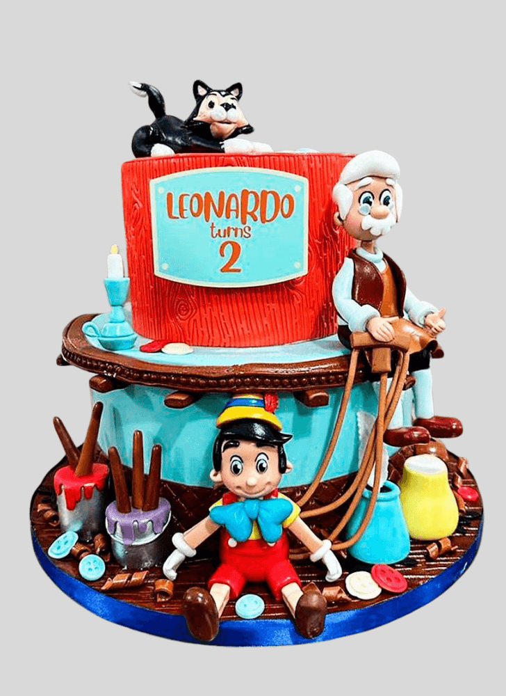 Shapely  Pinocchio Cake