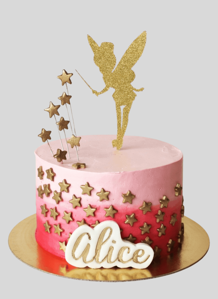 Admirable Tinker Bell Cake Design