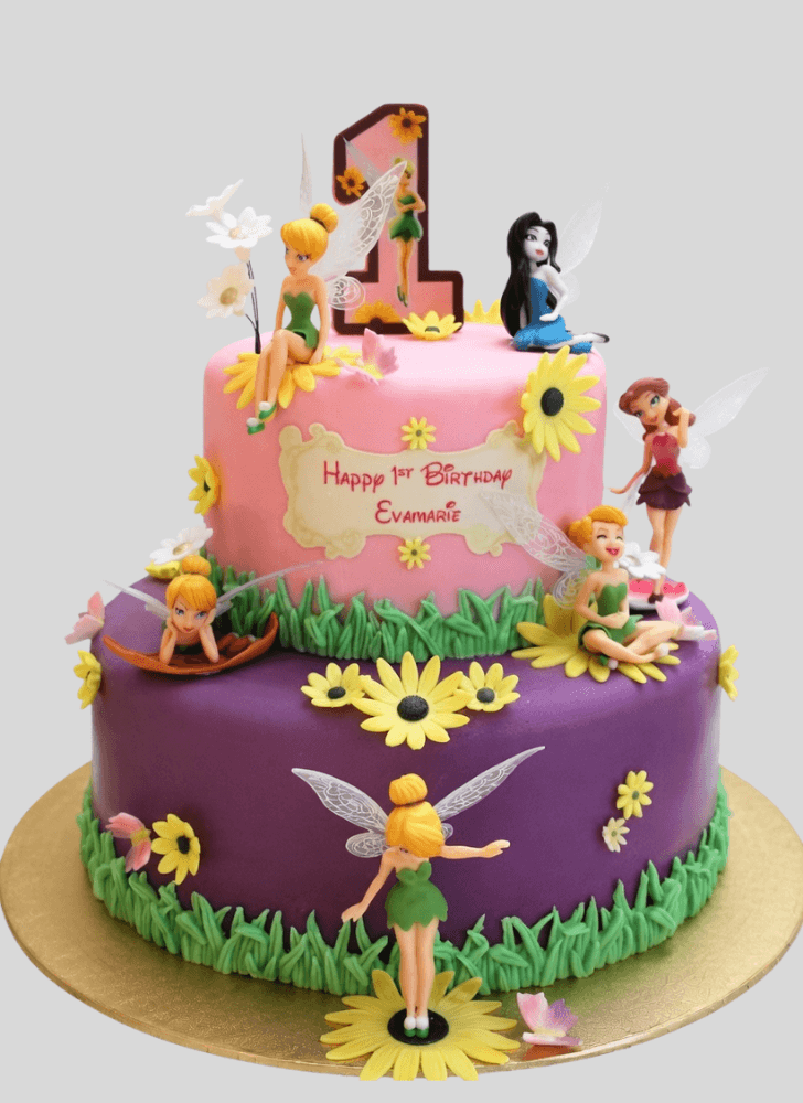Cute Tinker Bell Cake