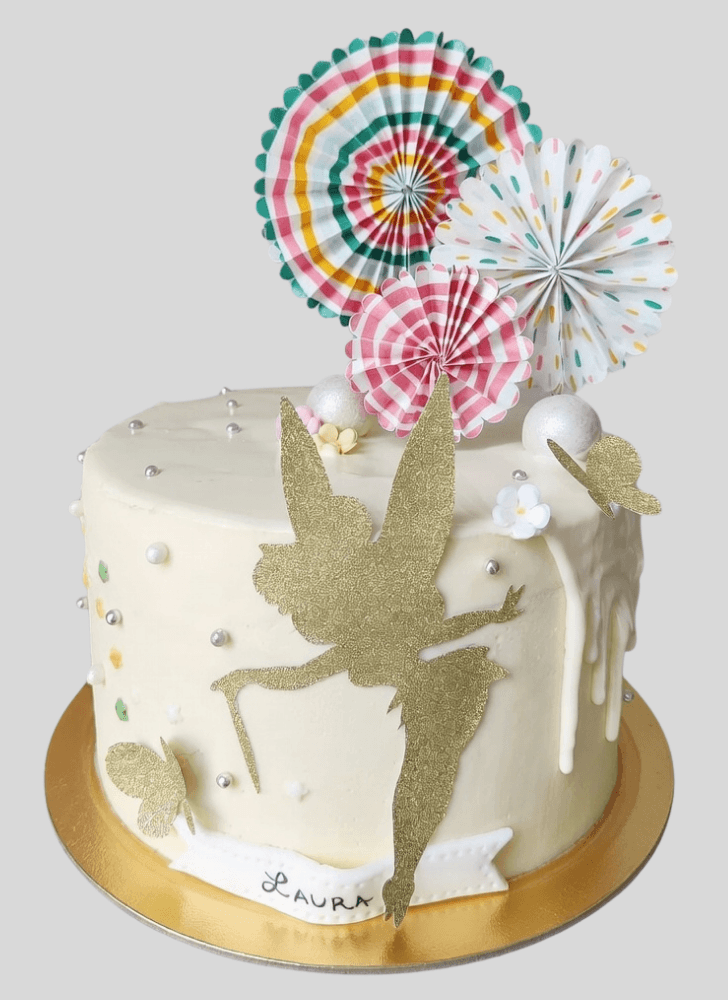 Delicate Tinker Bell Cake