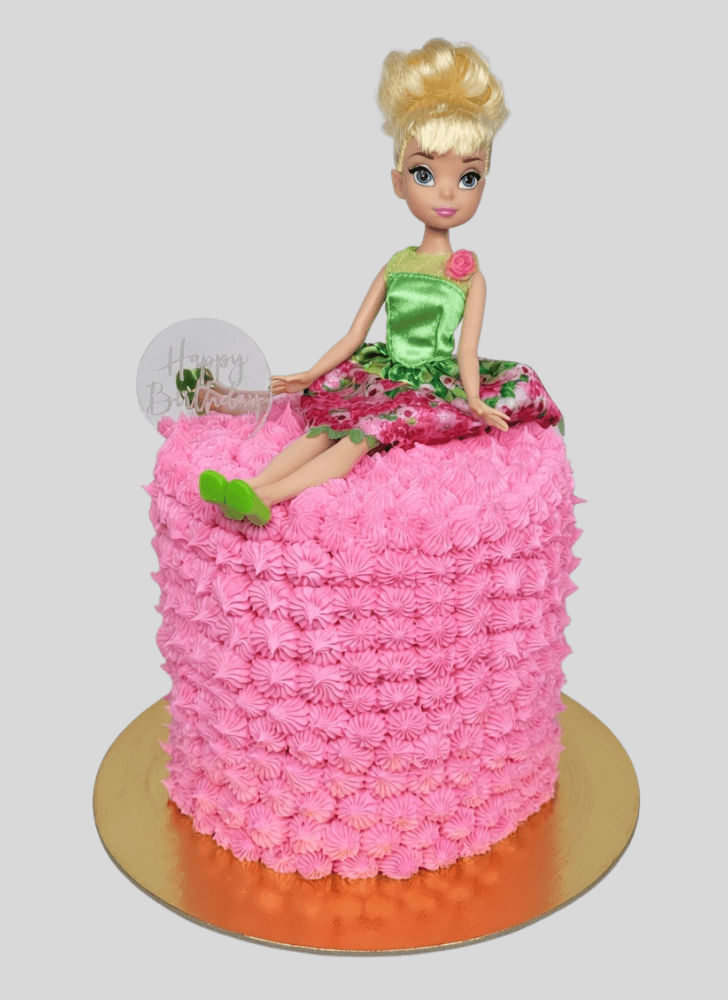 Elegant Tinker Bell Cake