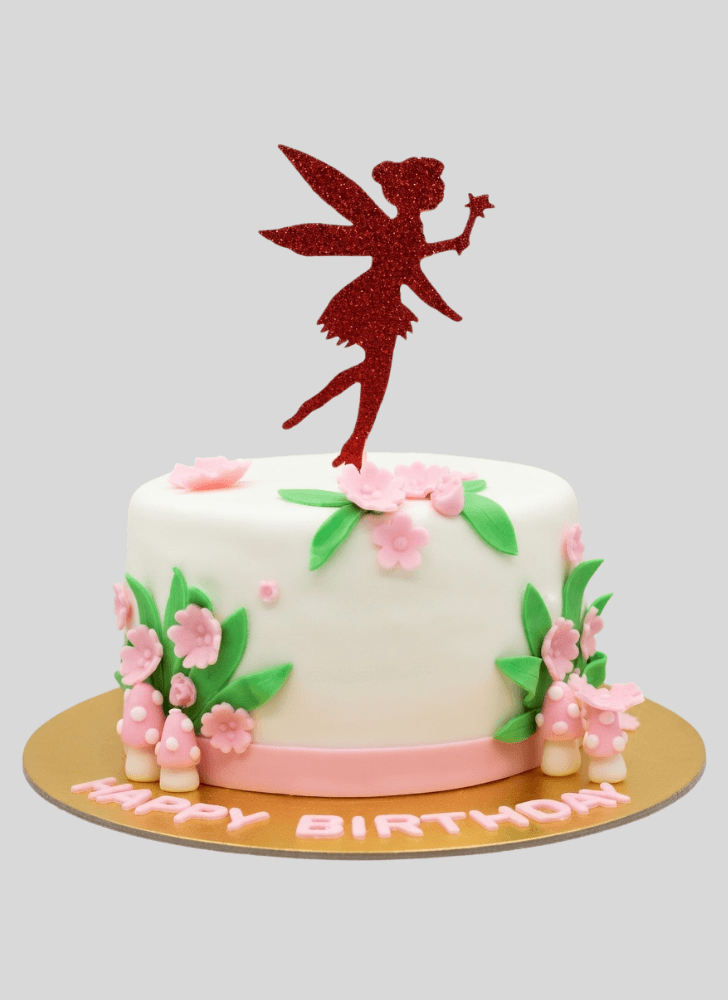 Pretty Tinker Bell Cake