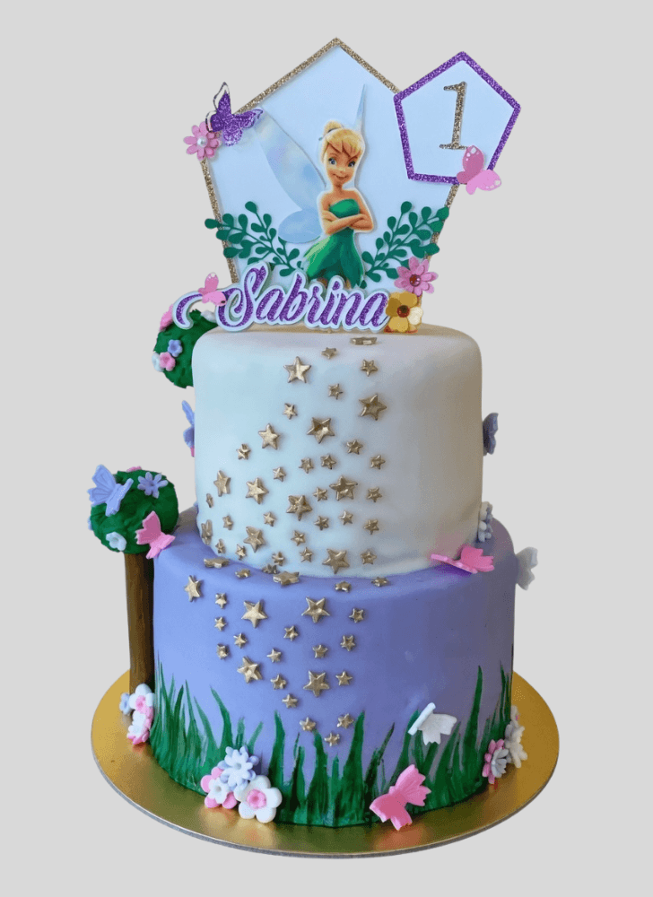 Refined Tinker Bell Cake