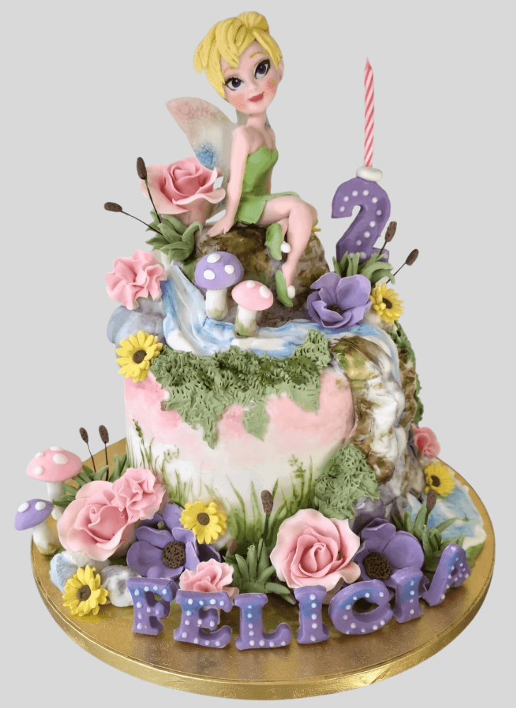 Shapely Tinker Bell Cake