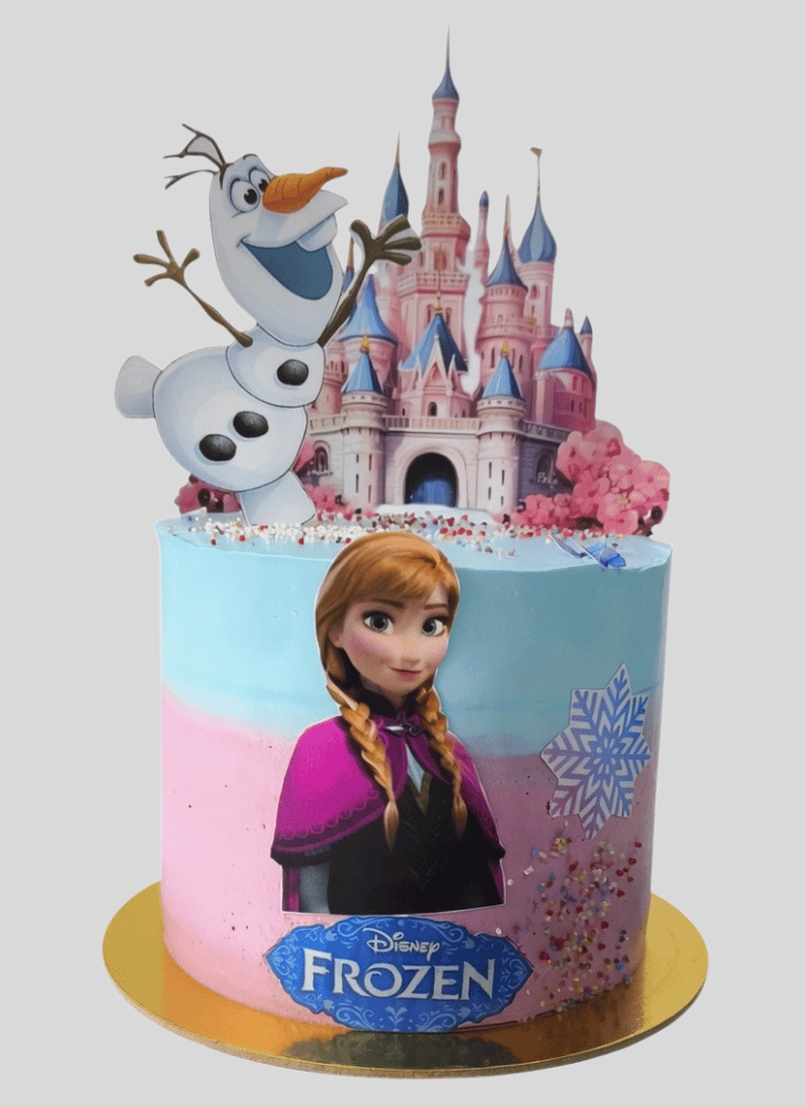 Admirable Disneys Anna Cake Design