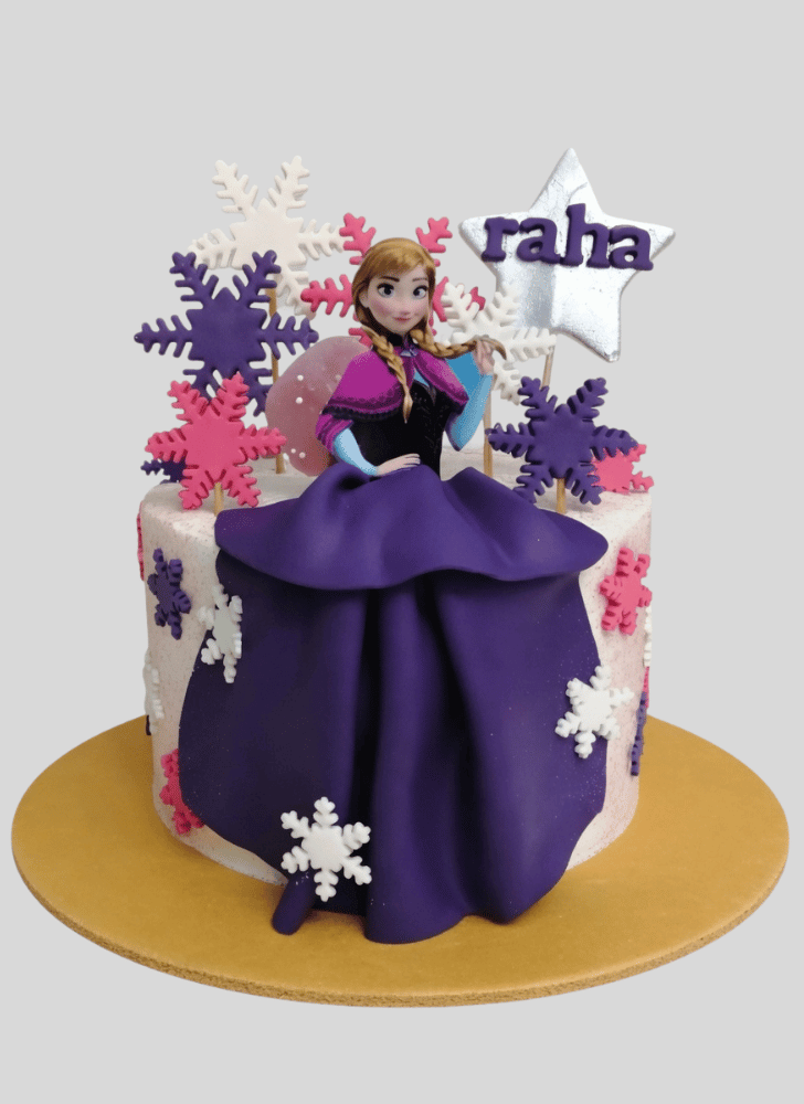 Alluring Disneys Anna Cake