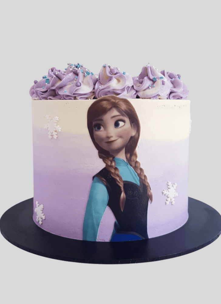 Appealing Disneys Anna Cake