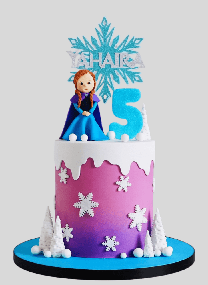 Beauteous Disneys Anna Cake