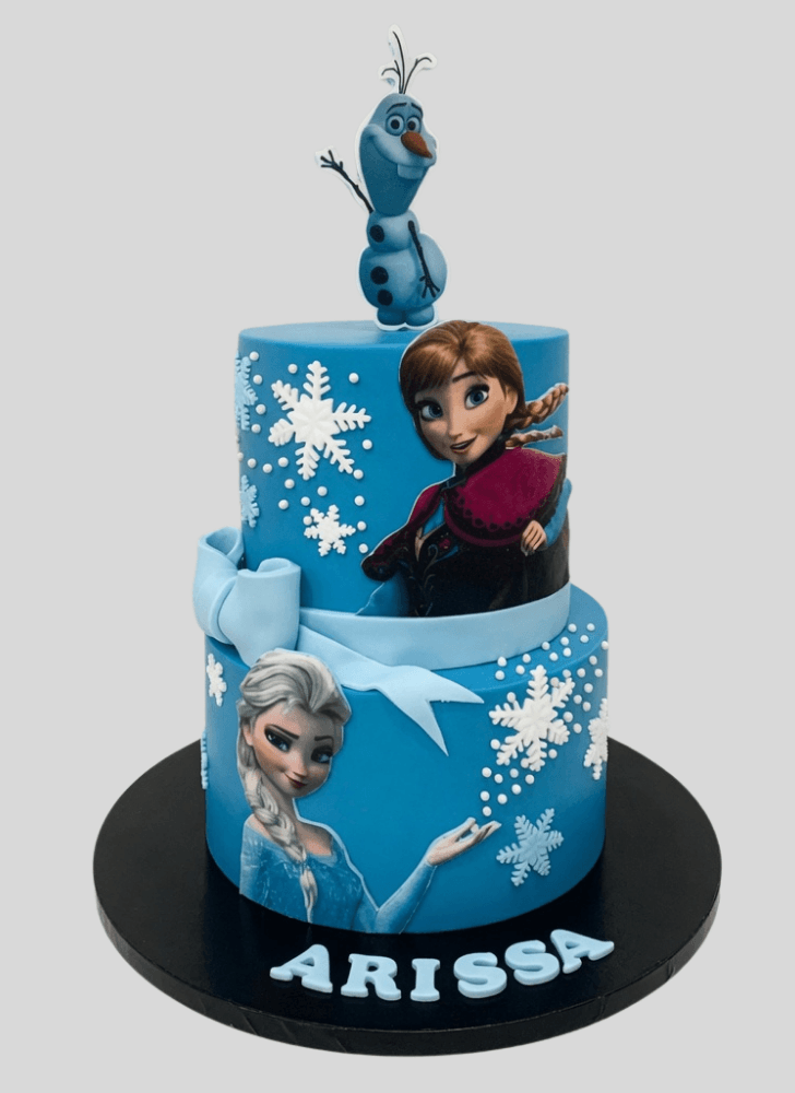 Charming Disneys Anna Cake