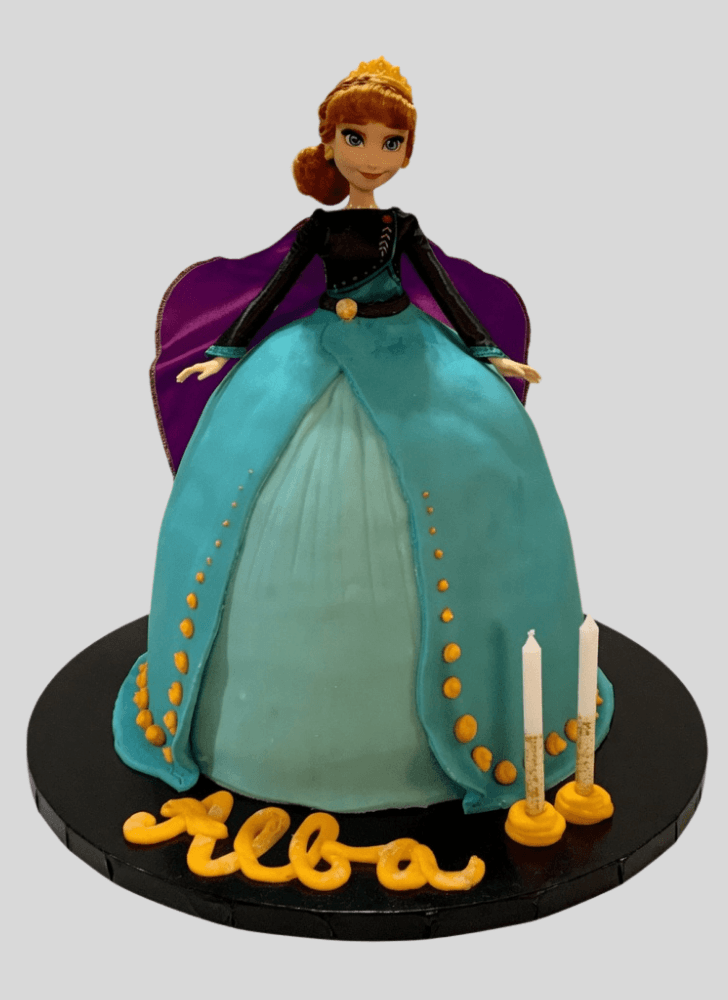 Delicate Disneys Anna Cake