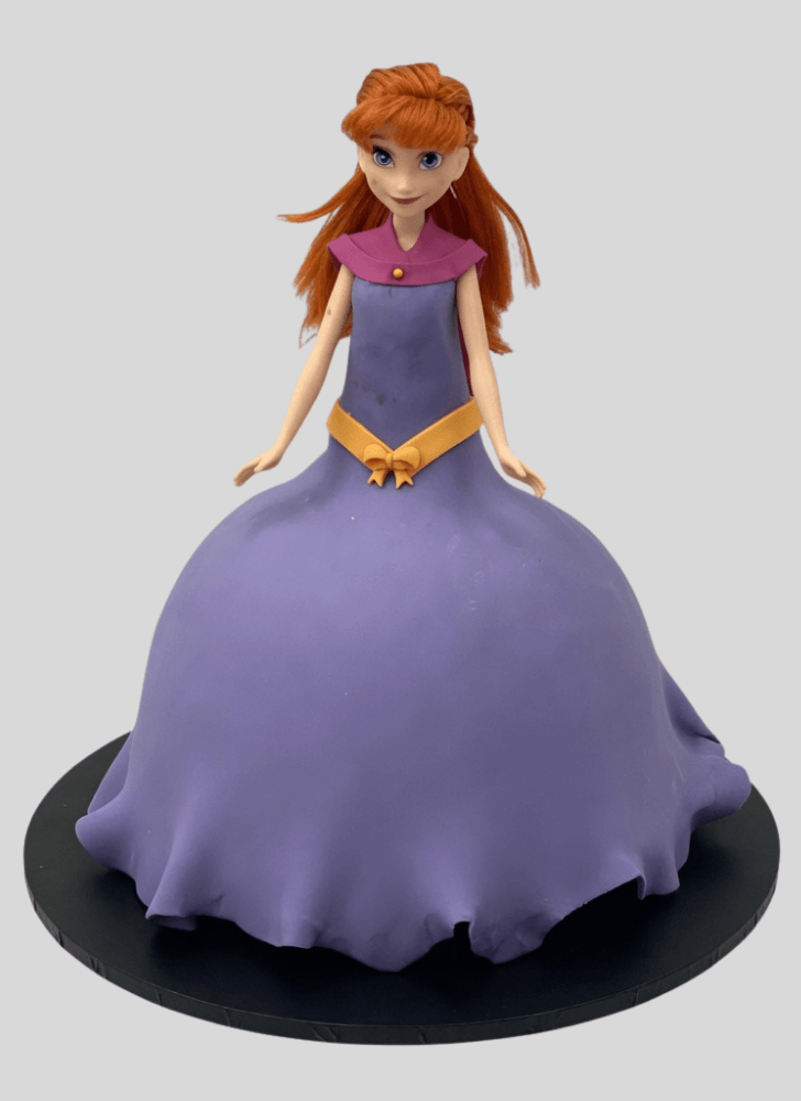 Elegant Disneys Anna Cake