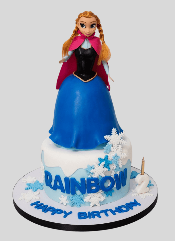 Enthralling Disneys Anna Cake