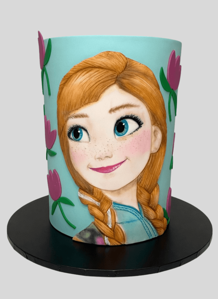 Enticing Disneys Anna Cake