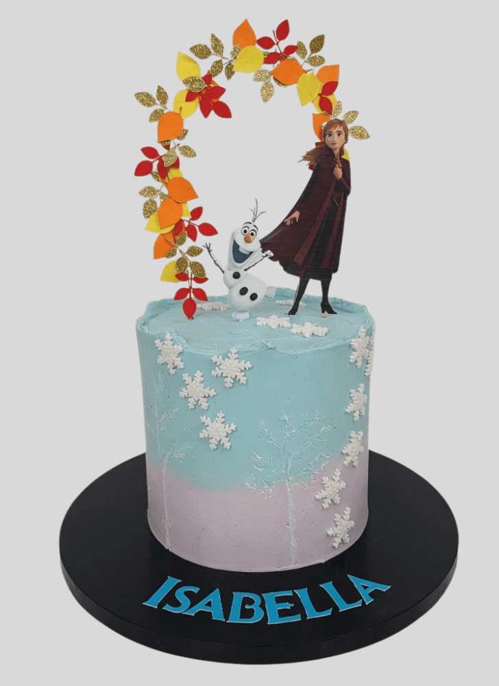 Fine Disneys Anna Cake
