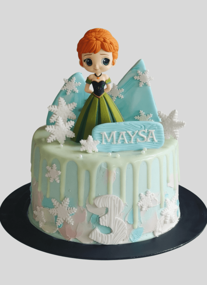 Good Looking Disneys Anna Cake