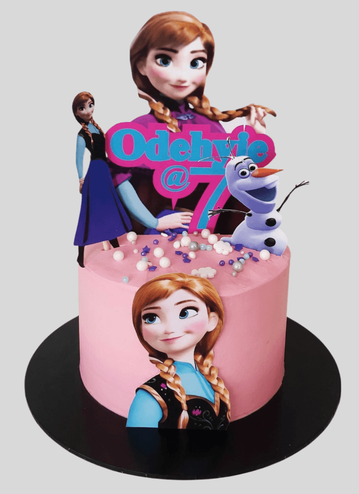 Graceful Disneys Anna Cake
