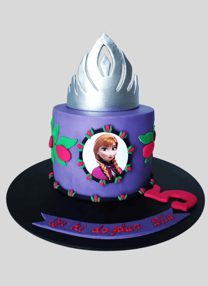 Ideal Disneys Anna Cake