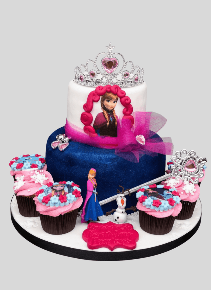 Inviting Disneys Anna Cake