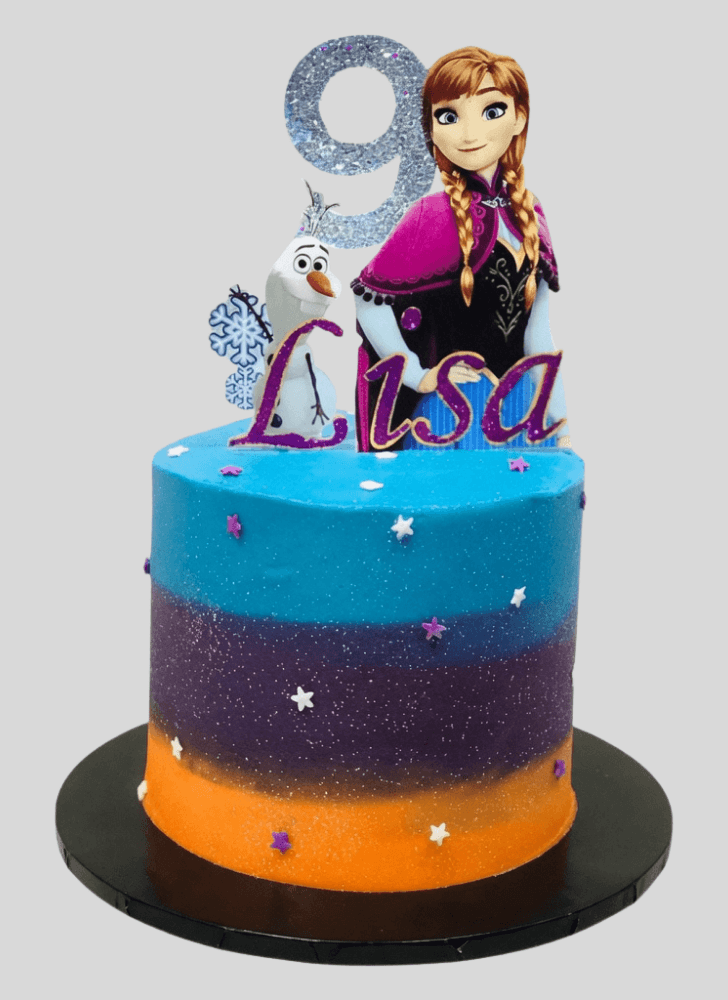 Pretty Disneys Anna Cake