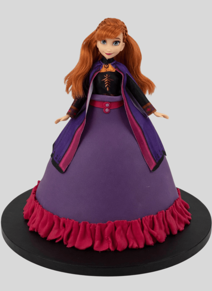 Radiant Disneys Anna Cake
