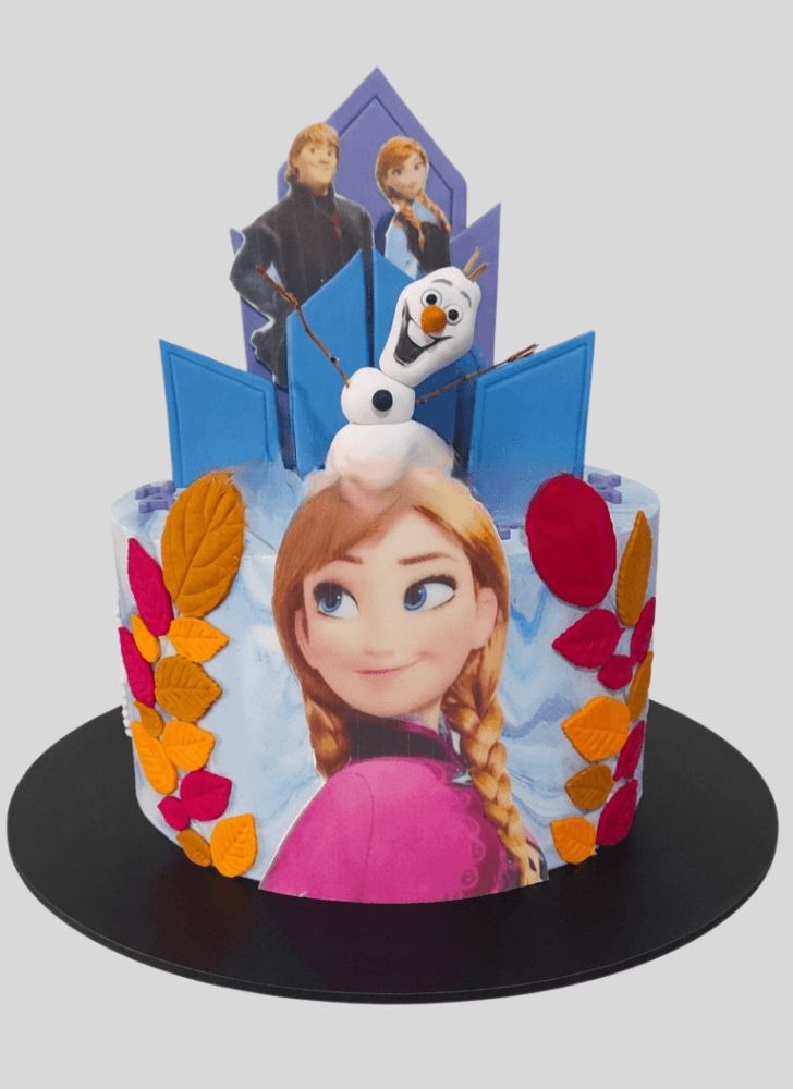 Resplendent Disneys Anna Cake