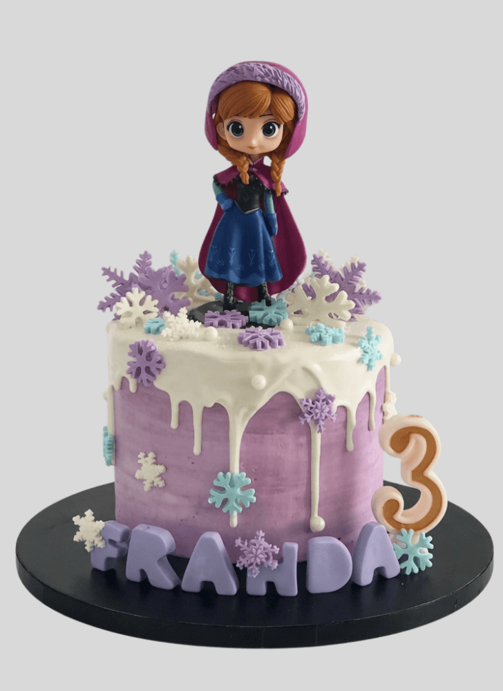 Shapely Disneys Anna Cake