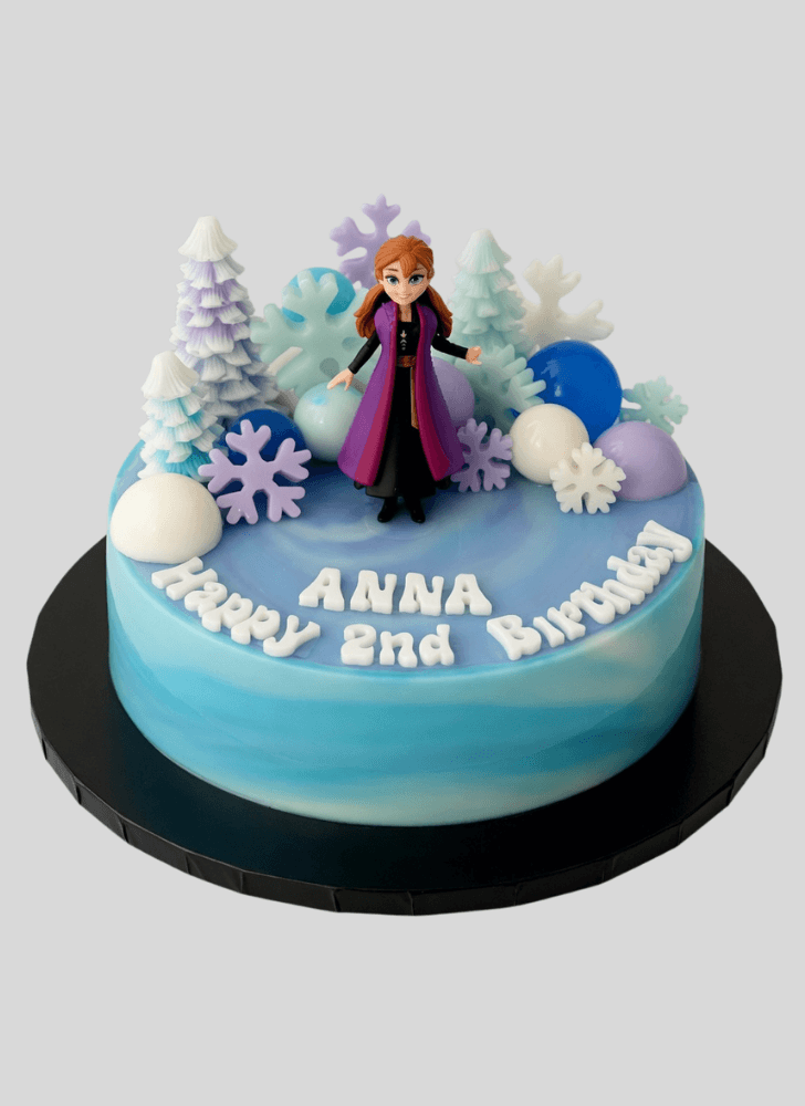 Slightly Disneys Anna Cake