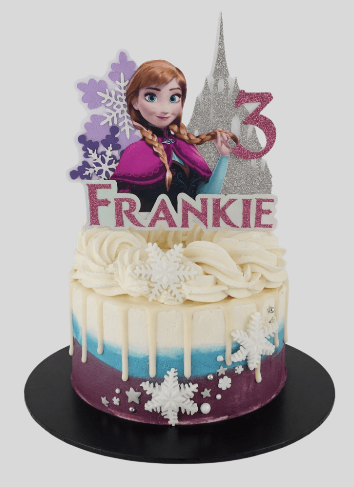 Stunning Disneys Anna Cake