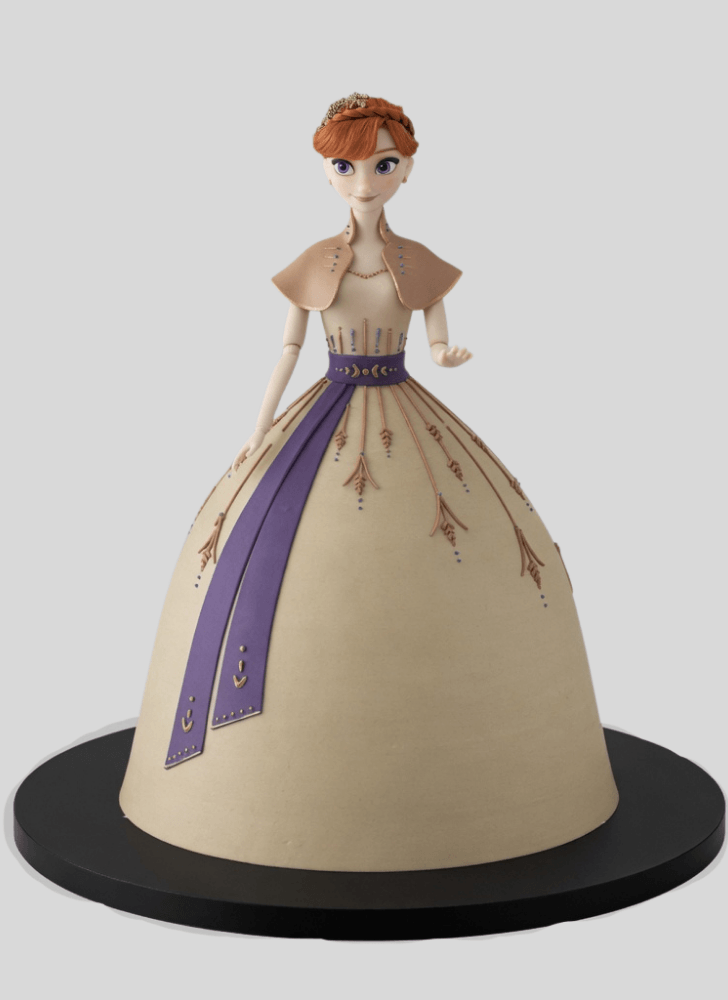 Superb Disneys Anna Cake
