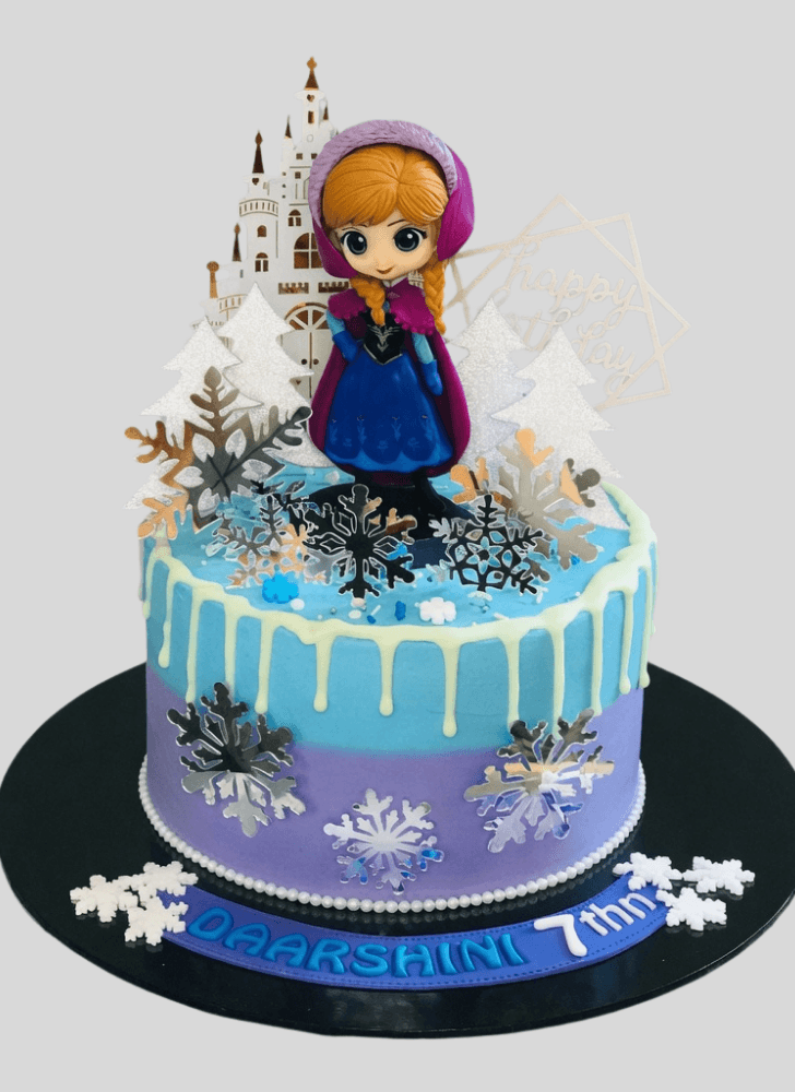 Wonderful Disneys Anna Cake Design
