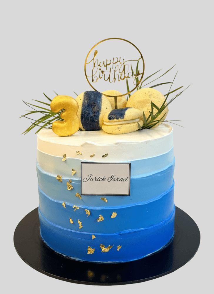 Admirable ButterScotch Cake Design