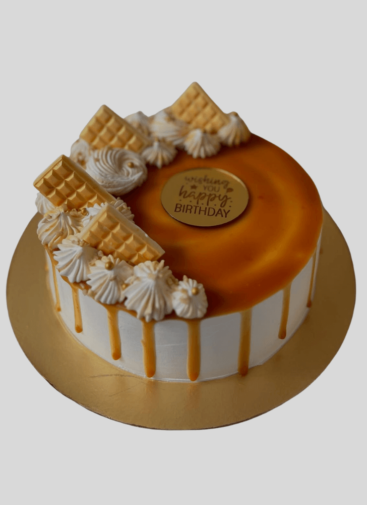 Elegant ButterScotch Cake