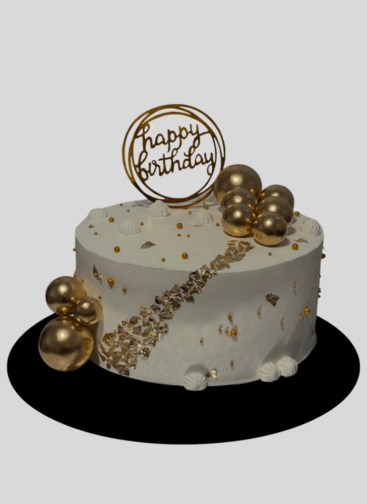 Wonderful ButterScotch Cake Design