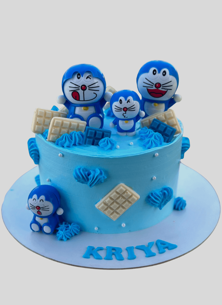 Adorable Doraemon Cake
