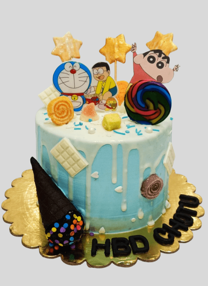 Alluring Doraemon Cake