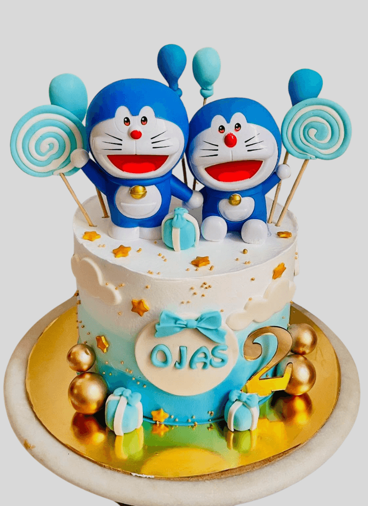 Delicate Doraemon Cake