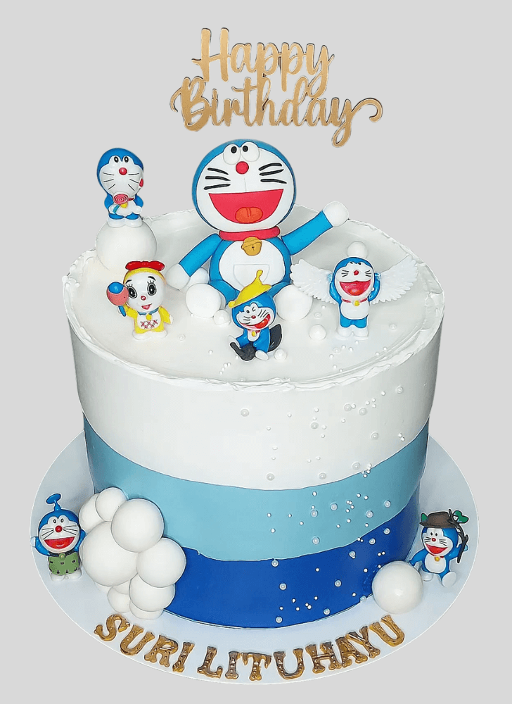 Elegant Doraemon Cake