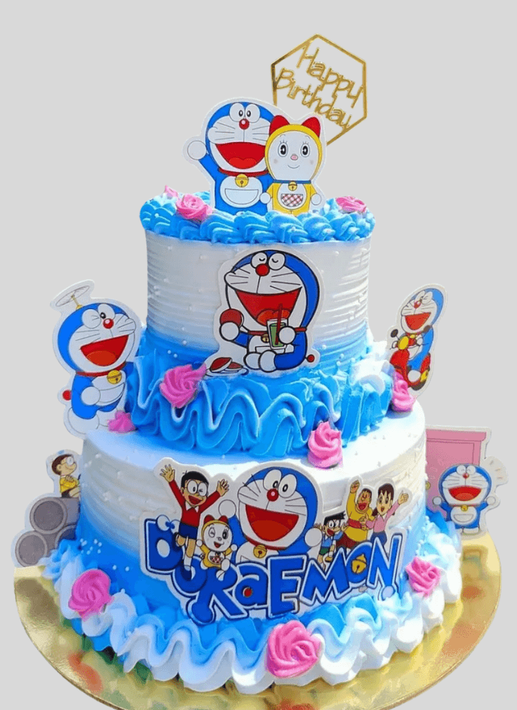 Enticing Doraemon Cake