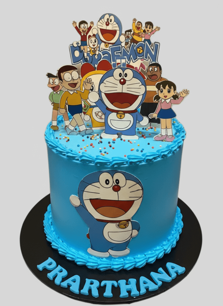 Inviting Doraemon Cake