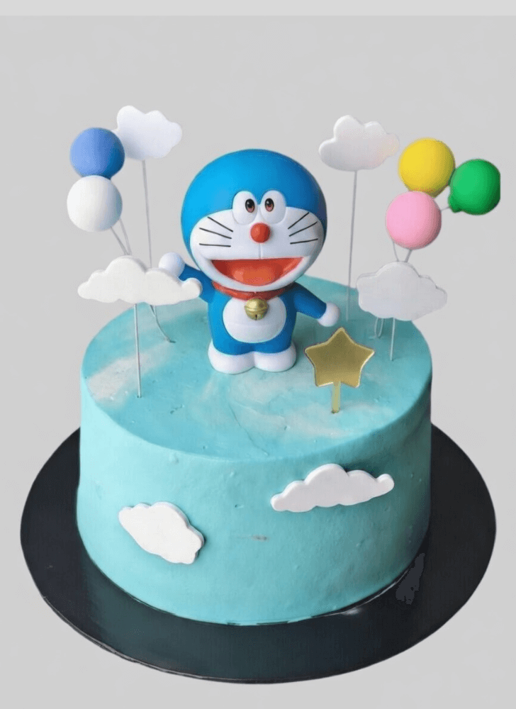 Pleasing Doraemon Cake