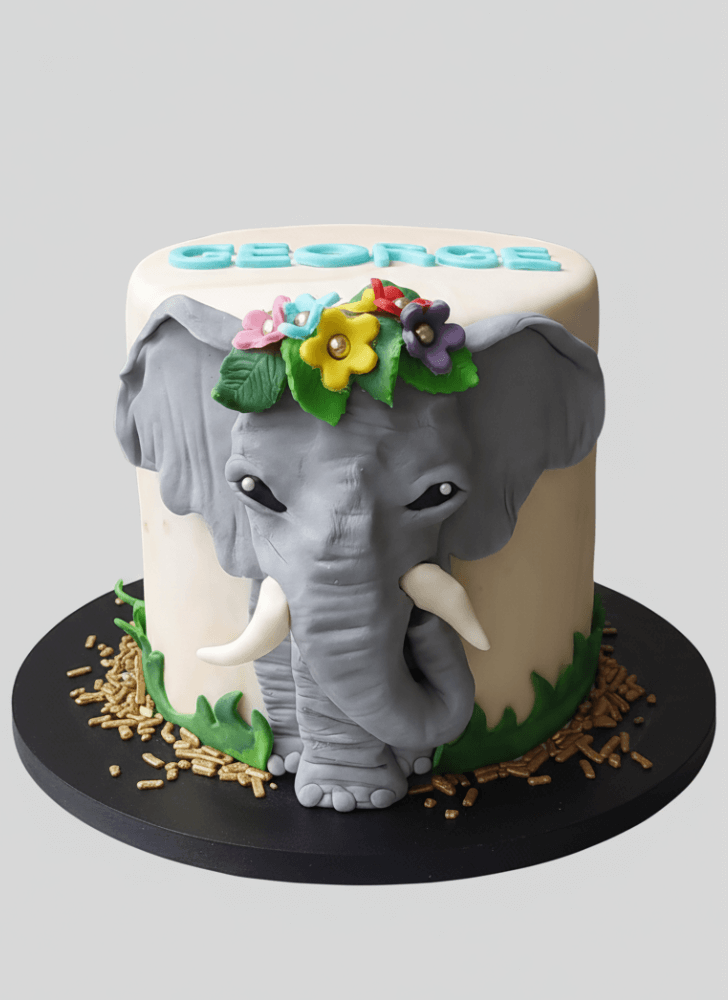 Admirable Elephant Cake Design
