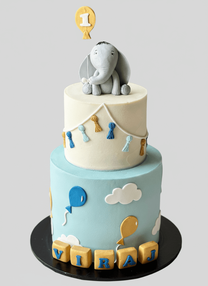 Alluring Elephant Cake