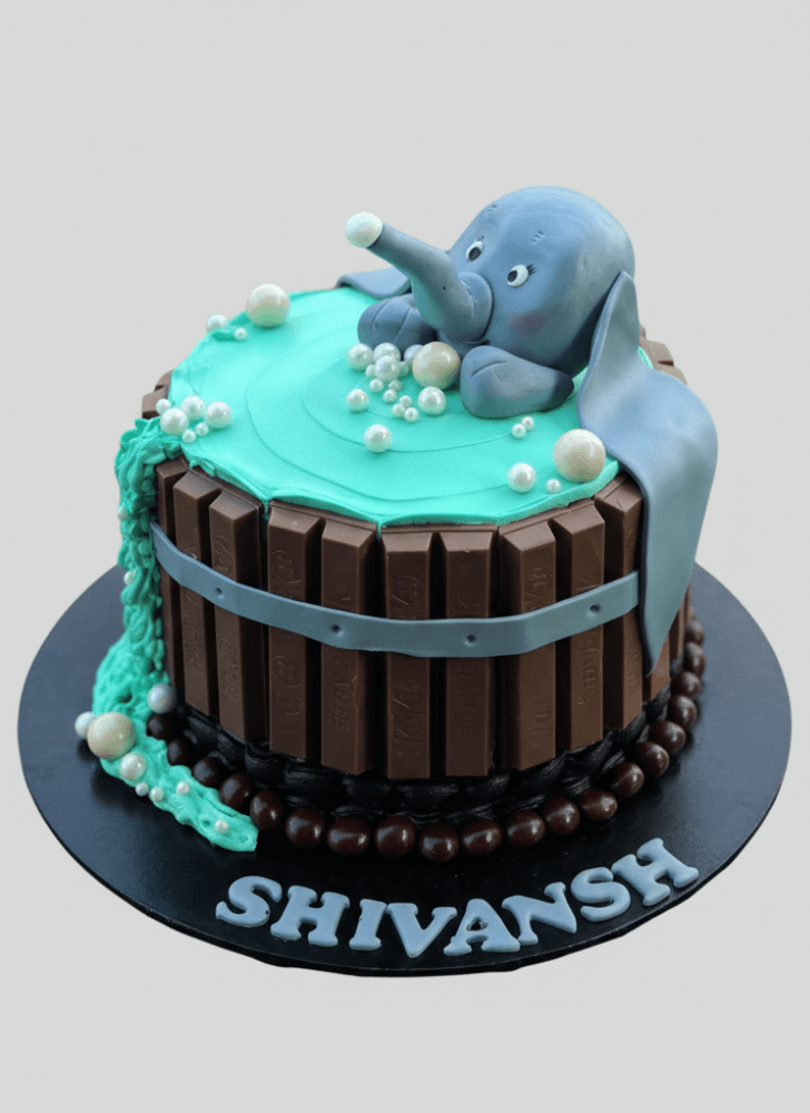 Angelic Elephant Cake