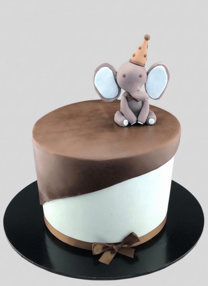 Appealing Elephant Cake