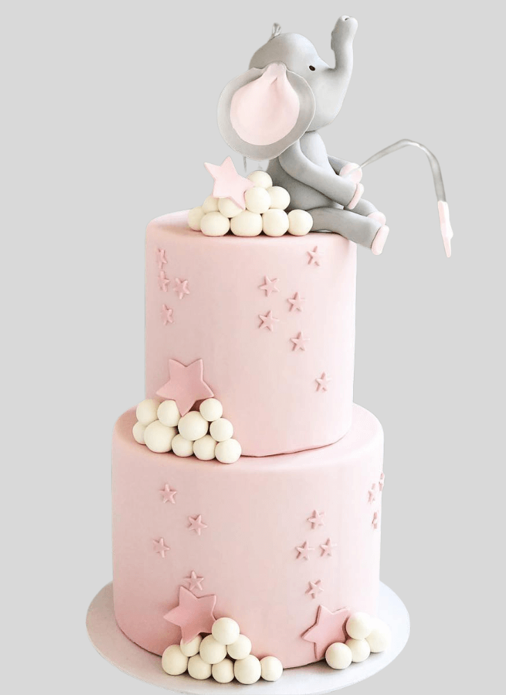 Cute Elephant Cake