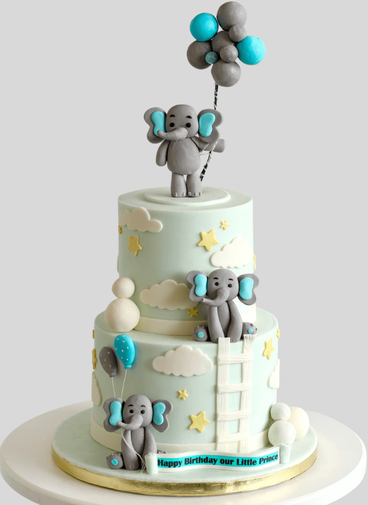Elegant Elephant Cake