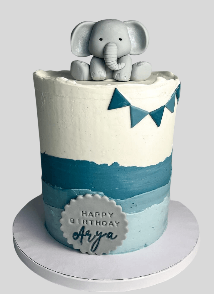 Good Looking Elephant Cake