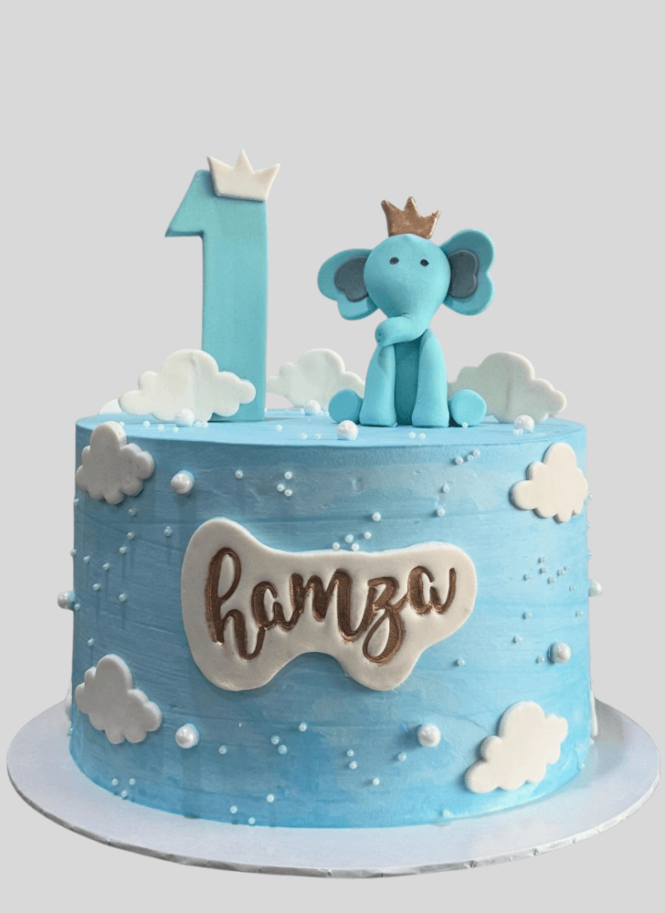 Lovely Elephant Cake Design