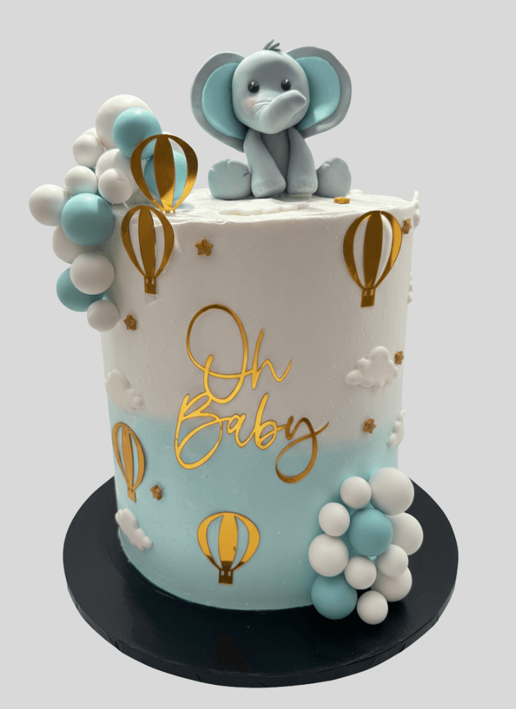 Shapely Elephant Cake