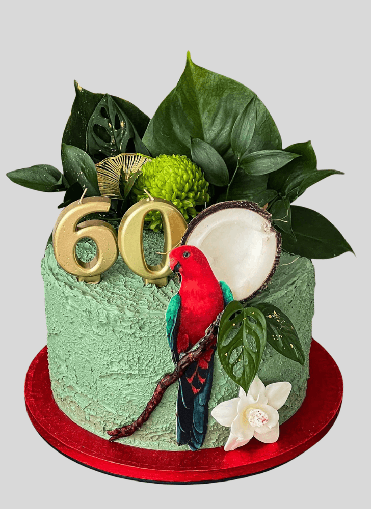 Admirable Parrot Cake Design